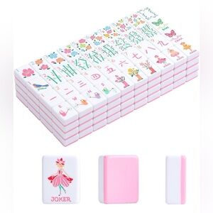 American Mahjong Pink Garden